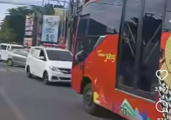 Viral, Sopir 2 Bus Trans Nekat Lawan Arus Halangi Ambulans di Semarang, Manajemen Langsung Minta Maaf
