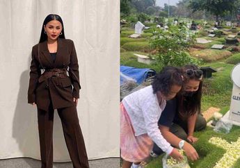 Mutia Ayu Ajak Putri Semata Wayang Nyekar ke Makam Glenn Fredly Pasca Natal, Curhat Sendunya Bikin Mewek: Ayah, Kita Kangen