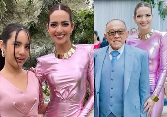 Gaya Berkelas Nia Ramadhani saat Hadiri Anniversary Pernikahan ke-50 Tahun sang Mertua, Pede Pakai Dress Ketat Warna Pink, Intip Potretnya