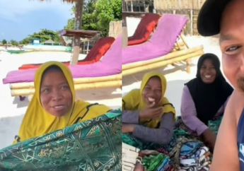 Viral, Ibu Pedagang Sarung Bisa 3 Bahasa Asing, Bule Ini Sampai Dibuat Melongo