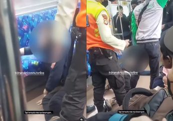 Viral! Sempat Dikira Kesurupan, Seorang Pria Bikin Heboh Penumpang KRL Lantaran Kejang-kejang di Kereta