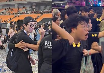 Rusuh Parah! Penonton WNA Banting hingga Acungkan Jari Tengah ke Staff di Acara Golden Disc Awards 2024, Netizen Geram: Gak Punya Etika!