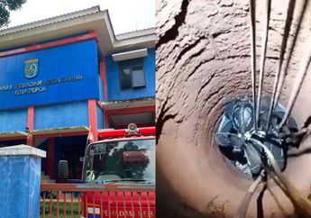 Viral, Petugas Damkar Depok Rela&nbsp;Menyelam Sumur Sedalam 12 Meter Demi Selamatkan iPhone Milik Warga