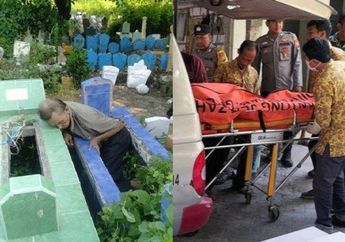 Innalillahi, Kakek Sebatang Kara di Gresik Meninggal Sambil Peluk Makam Orang Tua, Terbongkar Kebiasaannya Semasa Hidup
