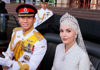 Cantiknya Istri Prince Mateen dari Brunei Kenakan Gaun Pengantin Santun dan Tertutup, Anisha Ica Menawan!