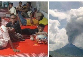 2 Pengungsi Ini Melahirkan di Tengah Erupsi Gunung Lewotobi Laki-laki di Flores Timur