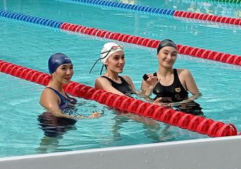 Potret Gisella Anastasia, Cinta Laura dan Caitlin Halderman Jadi Juara Lomba Renang di Ajang TOSI Season 2