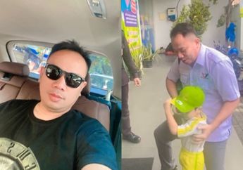 Masya Allah, Sabarnya Vicky Prasetyo Gendong Anaknya yang sedang Tidur ke Sekolah, Definisi Tak Gagal Jadi Ayah Meskipun Gagal Jadi Suami