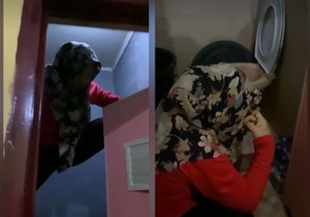 CLBK! Istri Polisi Berduaan dengan ASN, Nekat Panjat Plafon Toilet Saat Digrebek Warga, Netizen: Spiderwoman