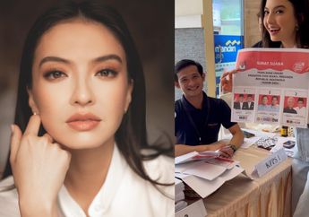 Cantiknya Raline Shah saat Nyoblos Pemilu 2024, Ekspresi Mas-mas KPPS Ini Sampai Bikin Salfok: Nggak Kedip Sedetik pun