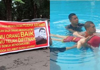 Pendukung Yudha Arfandi Bawa Spanduk ke TKP Kematian Dante, Percaya Tersangka Hanya Difitnah