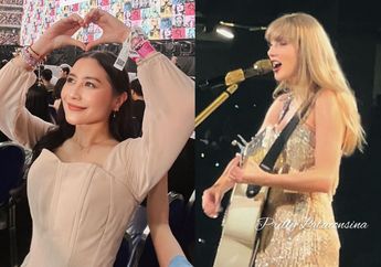 Gembiranya Prilly Latuconsina Berhasil Ketemu Taylor Swift, Aksi Nyanyi dan Teriak di Konser sang Idola Tuai Komentar