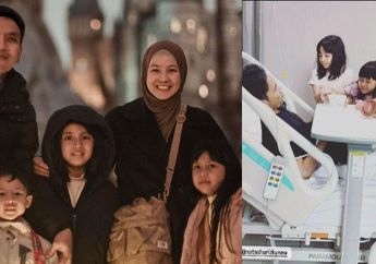 Natasha Rizky Temani Desta Dirawat di Rumah Sakit, Ajak 3 Anak untuk Hibur sang Ayah