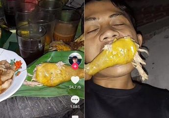 Viral di TikTok, Pria Ini Nekat Makan Makanan Sesajen di Gudang Rumahnya: Ternyata Rasanya Itu...