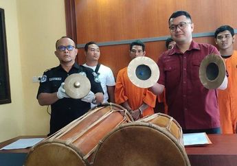 Viral Kawanan Maling di Buleleng Bali Curi Gamelan Baleganjur Senilai Rp 45 Juta Dijual Hanya Rp 3,8 Juta, Pelaku Diamankan Pihak Kepolisian
