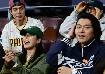 Backingannya Malaikat Maut dan Goblin, Son Ye Jin dan Hyun Bin Nonton Pertandingan Baseball Bareng 'Pasangan' Ini