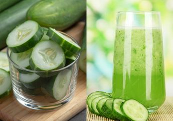 Murah Meriah dan Sehat, 4 Manfaat Minum Jus Timun saat Buka Puasa Ramadan