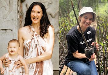 Si Cantik Pecinta Lingkungan, Nadine Chandrawinata Boyong Putri Kecilnya Tanam Mangrove, Lihat Aksinya saat Lestarikan Hutan Bakau!