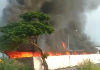 Innalillahi, Kebakaran Gudang Rotan di Cirebon Bikin Syok Pemilik, Diduga Berawal dari Pembakaran Sampah, Perusahaan Merugi Ratusan Juta