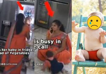 Astaghfirullah, Sibuk Main HP, Emak-emak Ini Tak Sadar Taruh Bayinya ke Dalam Kulkas, Suami Syok Dengar Tangisan Sang Buah Hati
