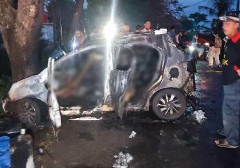 Innalillahi, 2 Orang Pria Bersaudara Tewas Terpanggang di Dalam Mobil yang Terbakar Usai Alami Kecelakaan di Ponorogo, Warga Sempat Dengar Suara Teriakan
