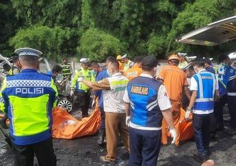 Selamat dari Kecelakaan Maut Tol Jakarta-Cikampek KM 58, Sopir Bus Ungkap Detik-detik Terjadinya Tabrakan Beruntun