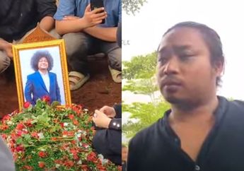 Praz Teguh Turun ke Liang Lahat Babe Cabita, Ini Momen Rekan Komika Bahu Membahu di Pemakaman Sahabatnya