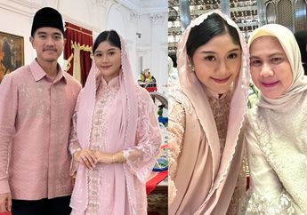 Diisukan Hamil, Cantiknya Erina Gudono saat Rayakan Idul Fitri 2024, Perut Buncit Mantu Presiden Jokowi jadi Sorotan Netizen: Hamil Ya?