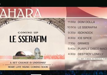 Link Nonton LE SSERAFIM di Coachella 2024, Ini Jadwal Tayangnya!