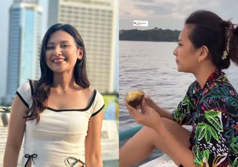 Kelewat Santai, Indah Permatasari Tampil Apa Adanya saat Mancing di Laut, Istri Arie Kriting Tak Malu-Malu Nangkring di Pinggir Kapal&nbsp;&nbsp;