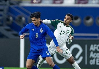 Piala Asia U-23 2024 - Dibantai Arab Saudi, Thailand Kini Senasib dengan Indonesia