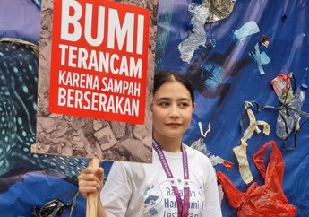 Prilly Latuconsina Sibuk Pungut Sampah Saat Liburan, Prihatin Kebersihan Lingkungan di Tempat Wisata