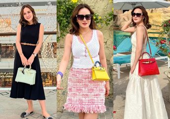 Gonta-ganti Hermes Saat di Dubai, Ini Harga 4 Hermes Shandy Aulia yang Diboyong Liburan!