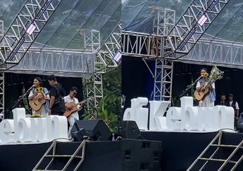 Dere Tanda Tangani Album Milik Penggemar di Konser 'Sunset di Kebun'