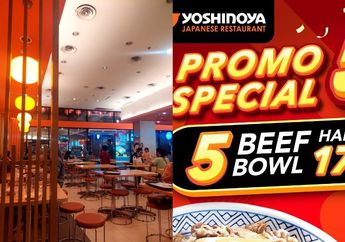 Berlaku Mulai Hari Ini! Serbu Promo Spesial 5.5 Yoshinoya, Ada Diskon Yakiniku Beef Bowl dan Beli 1 Gratis 1 Coffee