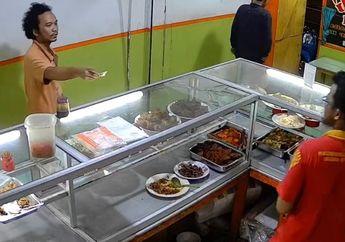 Viral, Pria di Tanah Abang Bayar Sesukanya Usai Makan Enak di Warteg, Kini Diamankan Polisi