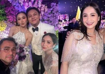 Cantiknya Nagita Slavina saat Kondangan ke Pernikahan Rizky Febian dan Mahalini, Netizen Auto Meleleh: Menyala Banget Auranya! 