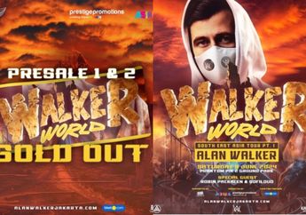 Alan Walker Siap Guncang Jakarta dalam Walker World Southeast Asia Tour Part 1, Tiket Presale 1 dan 2 Habis Terjual