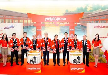 Vietjet Resmi Buka Jaringan Penerbangan ke Hiroshima, Wisatawan Indonesia Bisa Mengunjungi Kota Terkenal di Jepang Melalui Hanoi