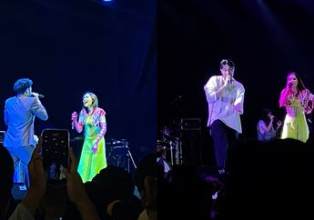 Tak Sendirian, Mahalini Berduet dengan Teddy Adhitya dan Adrian Khalif di Java Jazz Festival