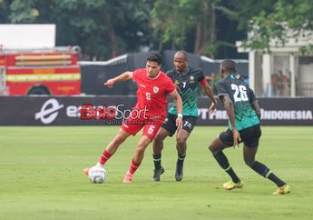 Hasil Babak Pertama Indonesia Vs Tanzania - Rafael Struick Buang Peluang Emas, Garuda Simpan Tenaga