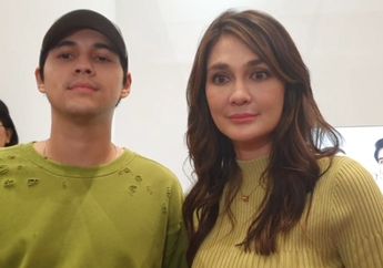 Pakai Baju Couple, Maxime Bouttier Setia Temani Luna Maya Jualan Produk Kecantikan