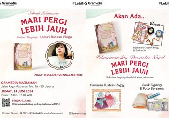 Ziggy Zezsyazeoviennazabrizkie Meluncurkan Sekuel KPHI, Mari Pergi Lebih Jauh di Gramedia Matraman