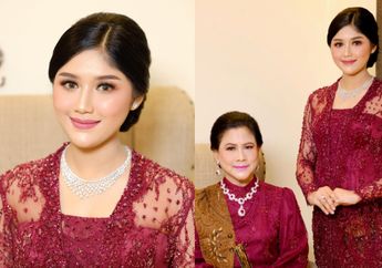 Aura Bumil Makin Menyala! Intip Glowingnya Erina Gudono Saat Kondangan Bareng Iriana Jokowi, Cantik Maksimal!