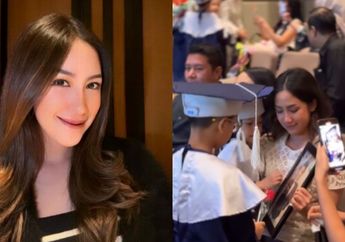 Bikin Nyesek! Tamara Tyasmara Nangis Pilu Hadiri Acara Kelulusan Mendiang Dante: Mama Wakilin Ya Kak