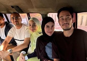 Naik Angkot Bareng Adik Ipar, Nagita Slavina Tampil Modis Berhijab Sembari Kenakan Tas Hermes