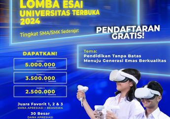 Lomba Esai Universitas Terbuka 2024 Menginspirasi Lewat Tulisan