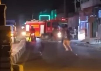 Viral, Mobil Damkar Tertabrak Kereta Api di Indramayu,  Laju Lambat Terhalang Becak Motor, Begini Kronologinya