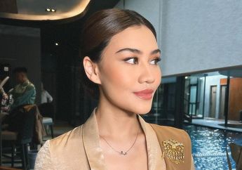 Aaliyah Massaid Tampil Santun Berkebaya Cokelat di Tedak Siten Azura Atta, Cantiknya Diborong Semua!