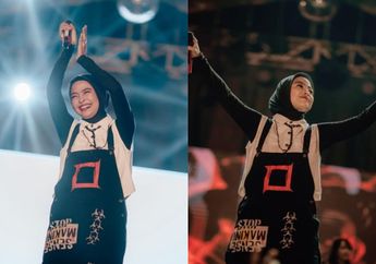 Nyungsep, Tantri Kotak Jatuh dari Atas Panggung Setinggi 2 Meter, sang Penyanyi Legawa Maafkan Penonton yang Menariknya